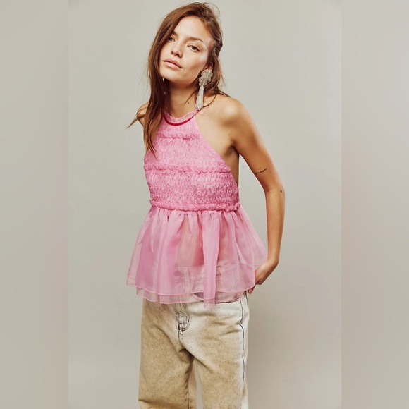 Free People Cupcake Cutie Halter Top - Picture 1 of 9